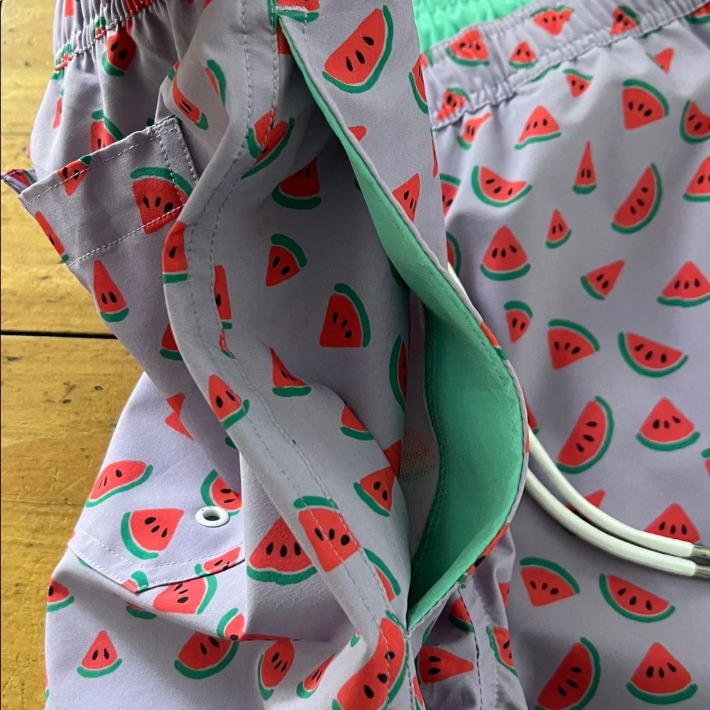 Bonobos 9inch inseam watermelon print size L swim shorts - Picture 7 of 13